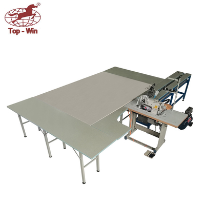 Automatic Quilt Comforter Trimming Sewing Machine Carpet Bed Tape Edge Over-lock with Working Table